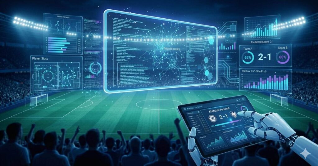 الدليل الشامل حول توقع نتائج المباريات بالذكاء الاصطناعي