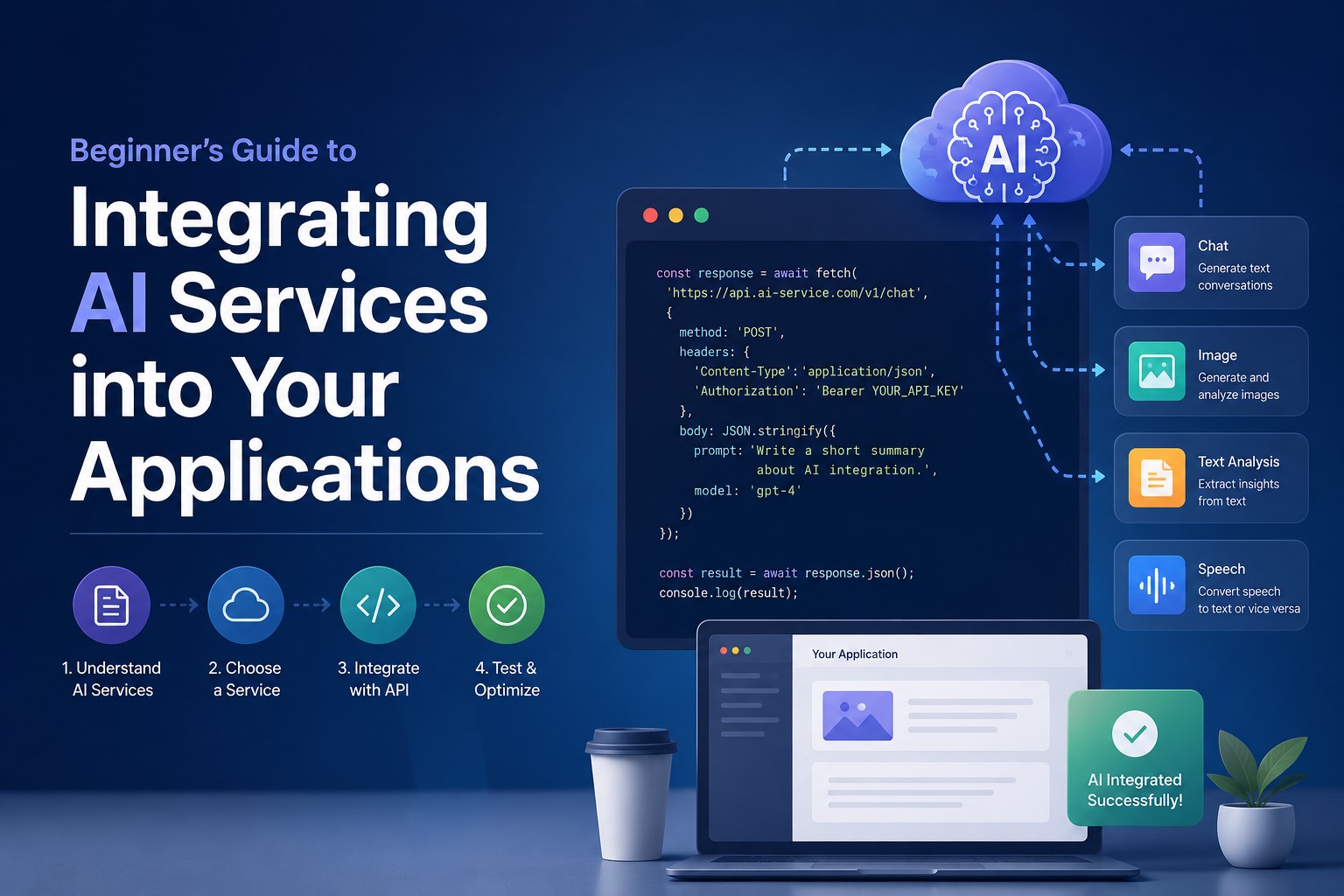 Beginner’s Guide to Integrating AI Services into Your Applications